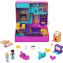 Polly Pocket játék szett, Race & Rock, 2 babák, Játék Konzol alakú Mattel - 1