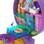 Set de joaca Polly Pocket, aventuri sportive cu paiete, cu 2 papusi, in forma de minge Mattel - 2