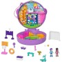 Set de joaca Polly Pocket, aventuri sportive cu paiete, cu 2 papusi, in forma de minge Mattel - 1