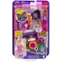 Set de joaca Polly Pocket, gimnastica si balet, cu 2 papusi, in forma de fundita Mattel - 6