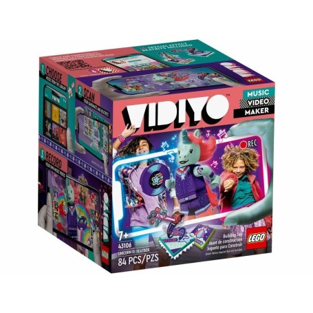 LEGO VIDIYO - Unicorn DJ BeatBox 43106, 84 piese LEGO - 1