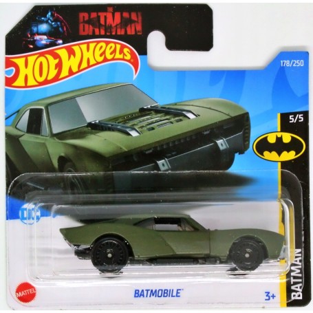 Masinuta Hot Wheels, Batman,  Batmobile, verde Hot Wheels - 1