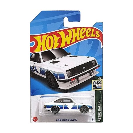 Masinuta Hot Wheels, Ford Escort RS2000, alb Hot Wheels - 1