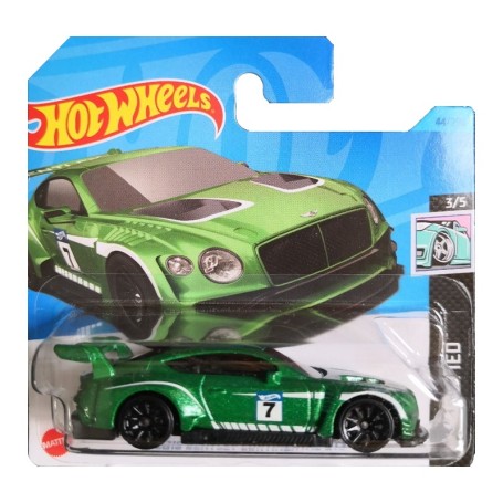 Masinuta Hot Wheels, 2018 Bentley Continental GT3, verde Hot Wheels - 1