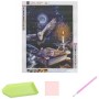 Set de broderie cu diamante 5d, pictura cu diamante, mozaic, model Harry Potter, 30x40cm OEM - 3