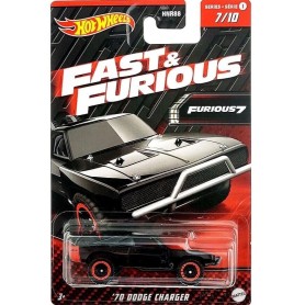 Hot Wheels, Fast & Furious, '70 Dodge Charger, fekete Hot Wheels - 1