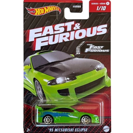 Hot Wheels, Fast & Furious, '95 Mitsubishi Eclipse, zöld Hot Wheels - 1