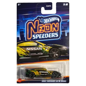 Hot Wheels autó, Neon Speeders 2017 Nissan GTR R35, 1:64, fekete Hot Wheels - 1