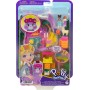 Set de joaca Polly Pocket, Camp Adventure, cu 2 papusi, in forma de lama Mattel - 3