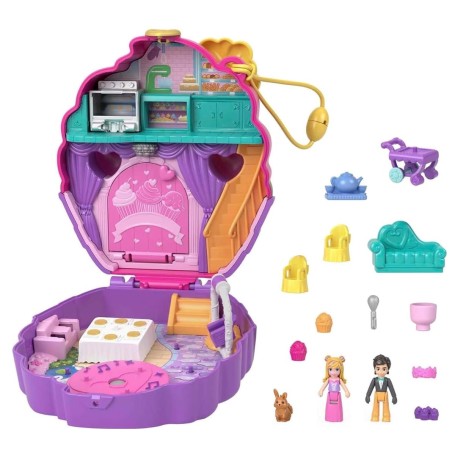 Polly Pocket Something Sweet Játékkészlet, 2 babával, muffin alakú Mattel - 6