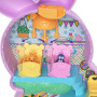 Set de joaca Polly Pocket - Geanta cangur, Violet, 13 piese