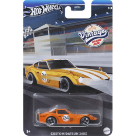 Hot Wheels autó, Custom Datsun 240Z, Vintage Racing Club Collection, 1:64, narancs