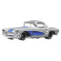 Masinuta metalica Hot Wheels, 1962 Corvette, Colectia Vintage Racing Club, 1:64, gri