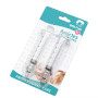 Set 2 Aspiratoare nazale, silicon/plastic, pentru bebelusi si copii, transparent, 10 cm, BabyAGE™