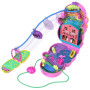 Set de joaca Polly Pocket, Momma Monkey & Baby, cu 2 papusi, in forma de maimuta