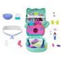 Set de joaca Polly Pocket, Sail Kitty, in forma de pisica