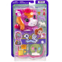 Set de joaca Polly Pocket, Pony Rodeo, in forma de calut