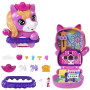 Set de joaca Polly Pocket, Pony Rodeo, in forma de calut