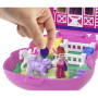 Set de joaca Polly Pocket, Pony Rodeo, in forma de calut